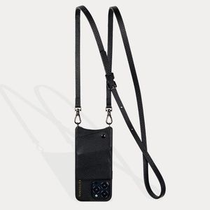 BANDOLIER NWT crossbody EMMA for iPhone 11 Pro
Pebble Leather Black/Pewter